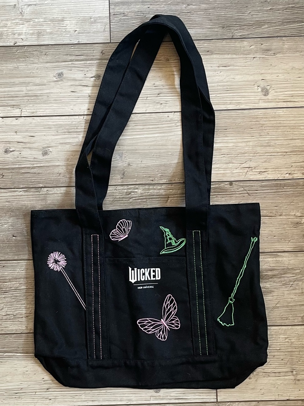 Her Universe | Wicked Embroidered Canvas Tote Bag